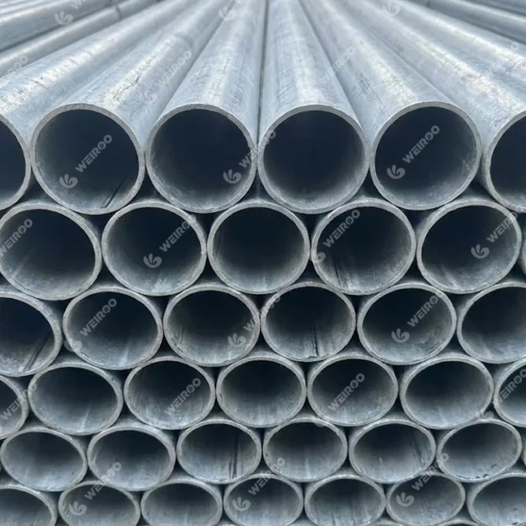 48mm galvanized round steel pipe for indoor playground structures, connected by clamps.