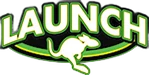 Launch Trampoline Park Logo - Commercial Trampoline Park Equipment Manufacturer Client in USA