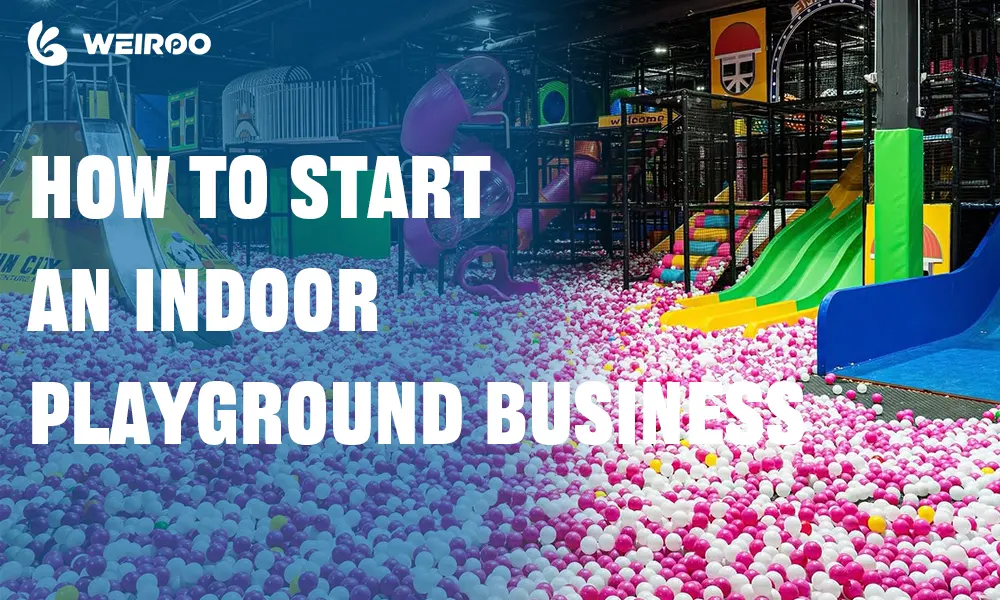 A successful commercial setup demonstrating how to start an indoor playground business with the right building and layout.