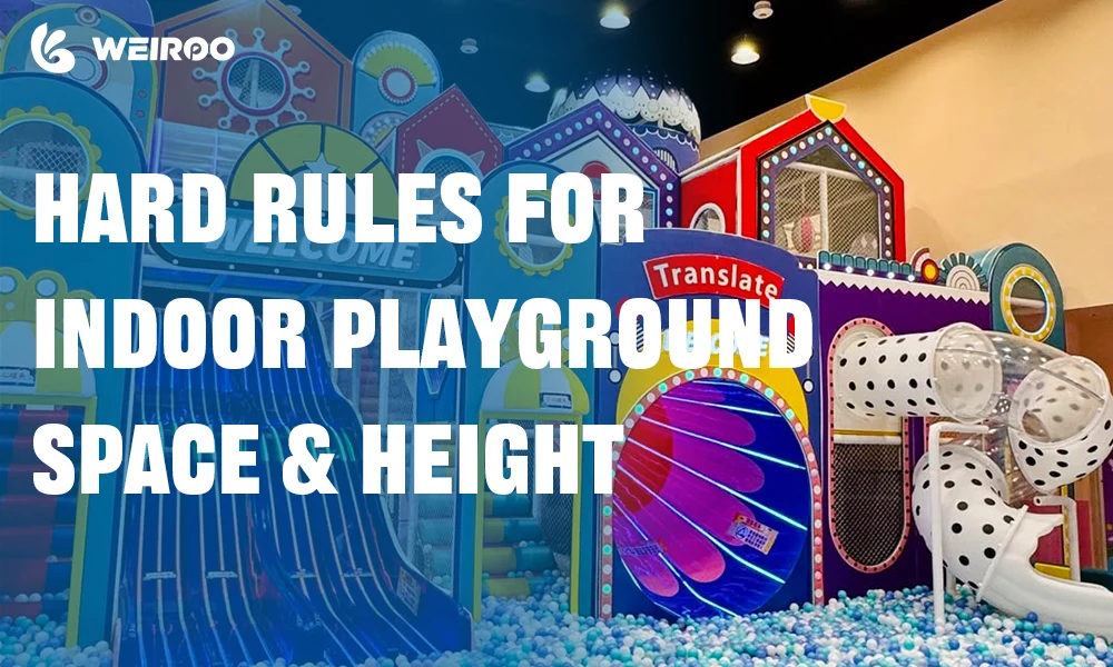 A massive commercial play center with high ceilings and level floors, illustrating exactly what do you need to open an indoor playground successfully.